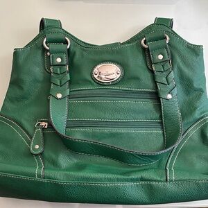 Harve Benard Emerald Green Shoulder Bag